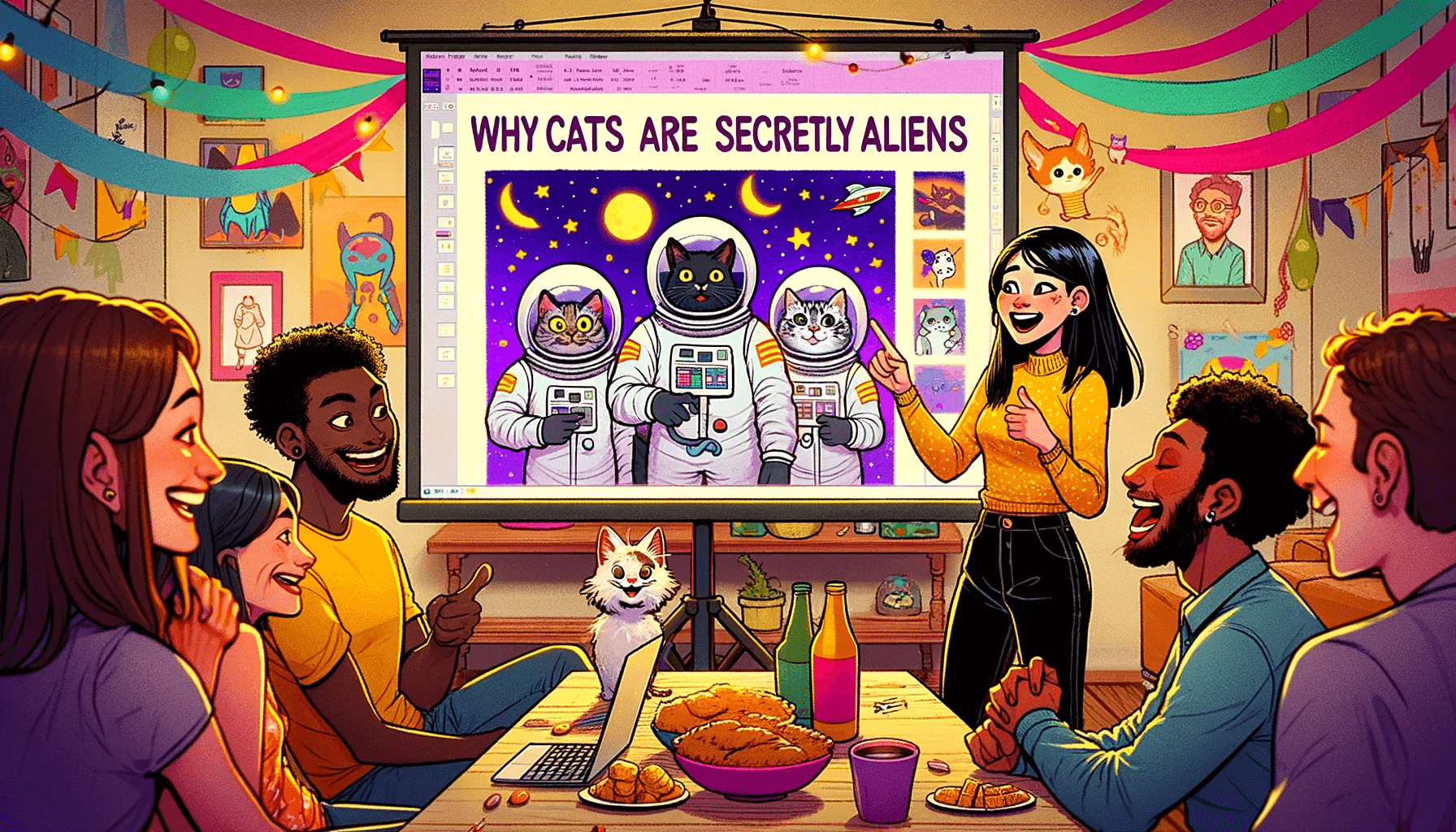 20 Funny and Creative PowerPoint Night Ideas - with Templates